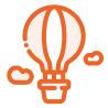 Hot Air Balloon Icon